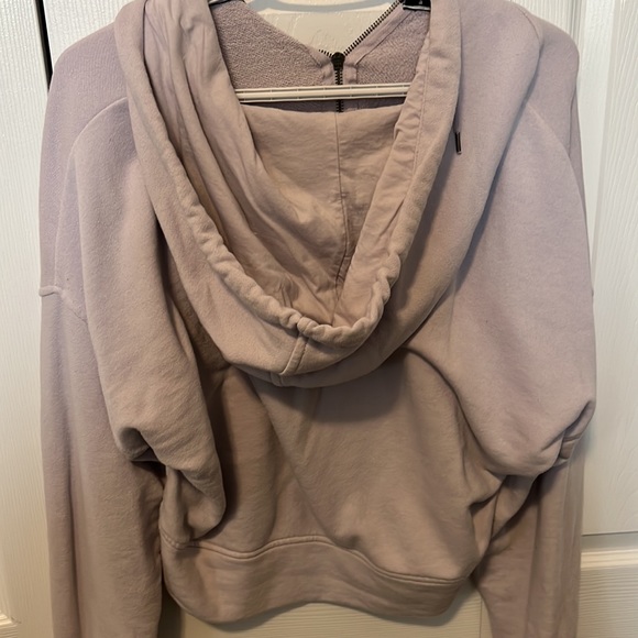 Ripzone/sports check quarter zip lavender hoodie - Picture 2 of 5